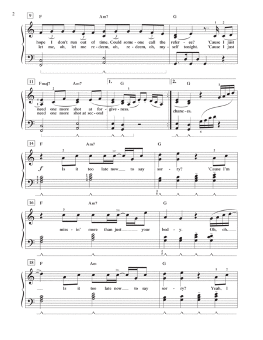 Sorry Piano Method scores gallery preview page 2
