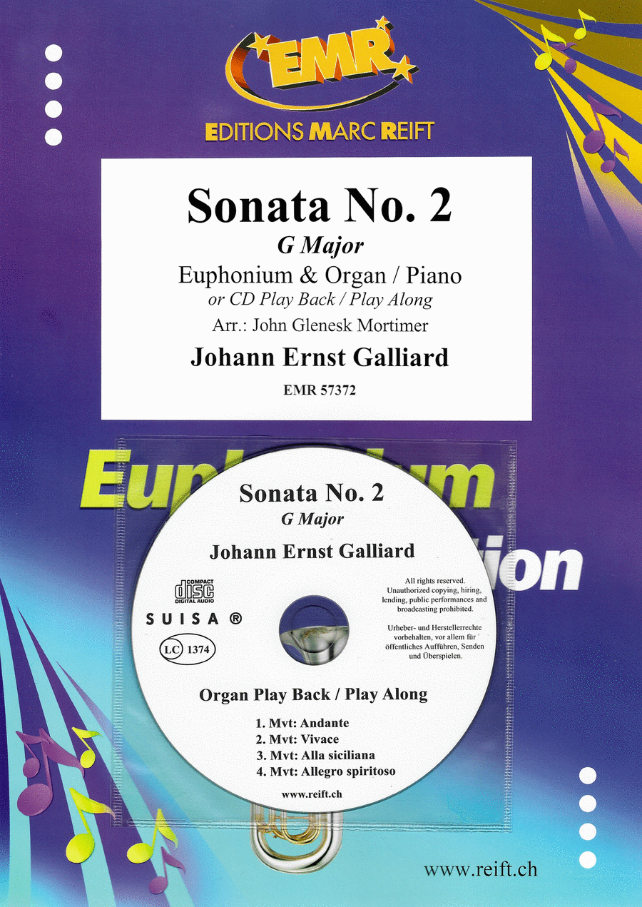 Sonata No. 2 Euphonium scores gallery preview page 1
