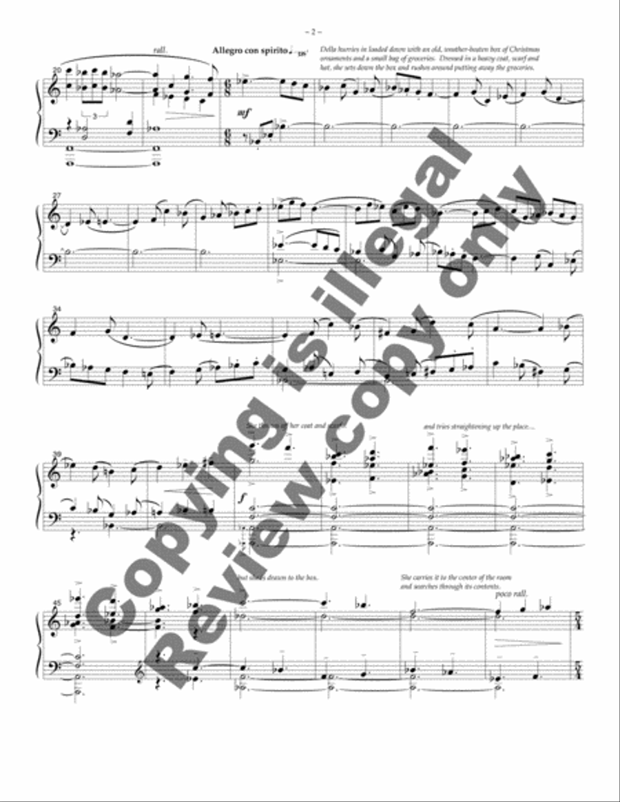 The Gift Of The Magi Piano, Vocal scores gallery preview page 12