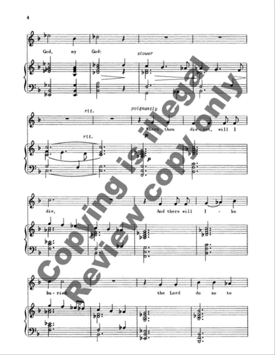 Entreat Me Not to Leave Thee High Voice scores gallery preview page 8