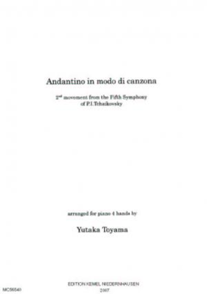 Book cover for Andantino in modo di canzona