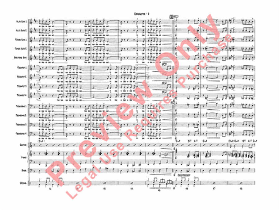 Minnie the Moocher Jazz Ensemble scores gallery preview page 9