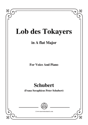 Schubert-Lob des Tokayers,Op.118 No.4,in A flat Major,for Voice&Piano