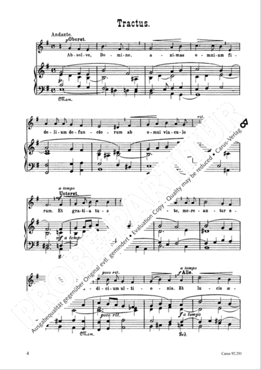 Requiem Unison Choir scores gallery preview page 5
