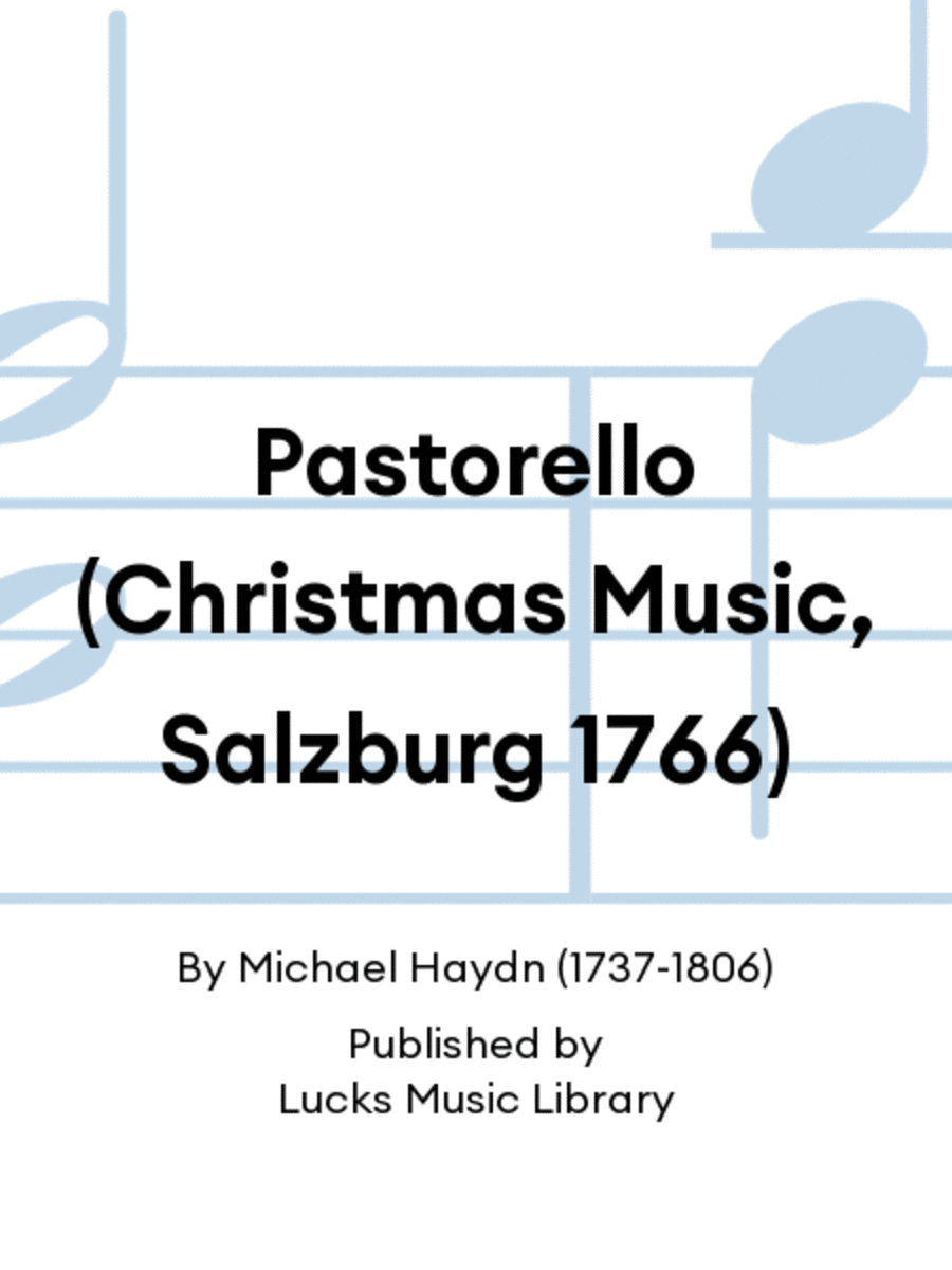 Pastorello (Christmas Music, Salzburg 1766)