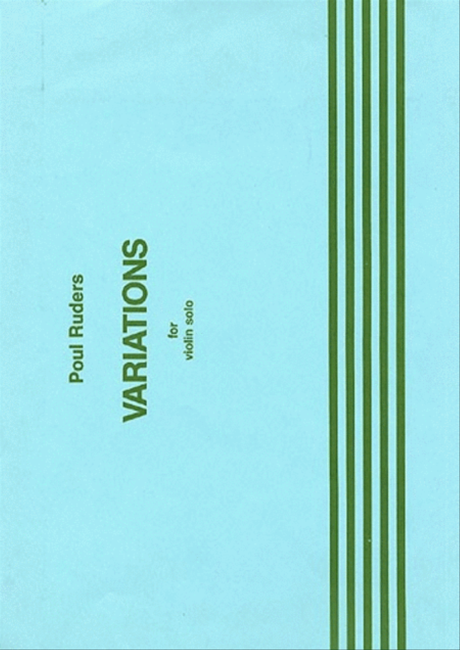 Variations For Violin Solo Violin Solo scores gallery preview page 1