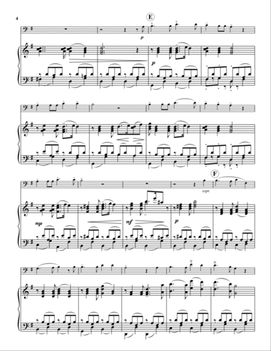 Die Taubenpost Euphonium scores gallery preview page 4