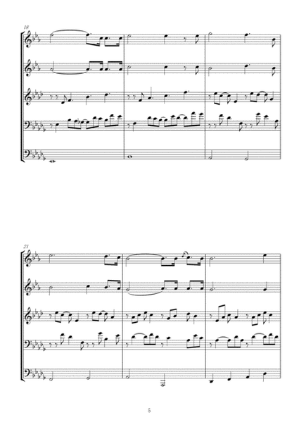 Christmas Carols for Brass Quintet Vol.2 (5 Christmas Carols) image number null