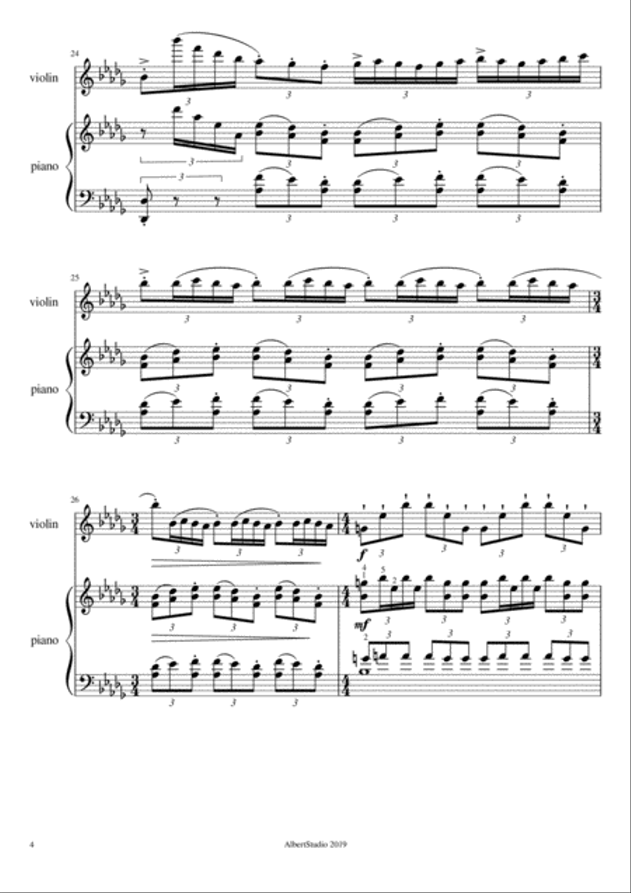 Lilac Lilac Violin Solo scores gallery preview page 4