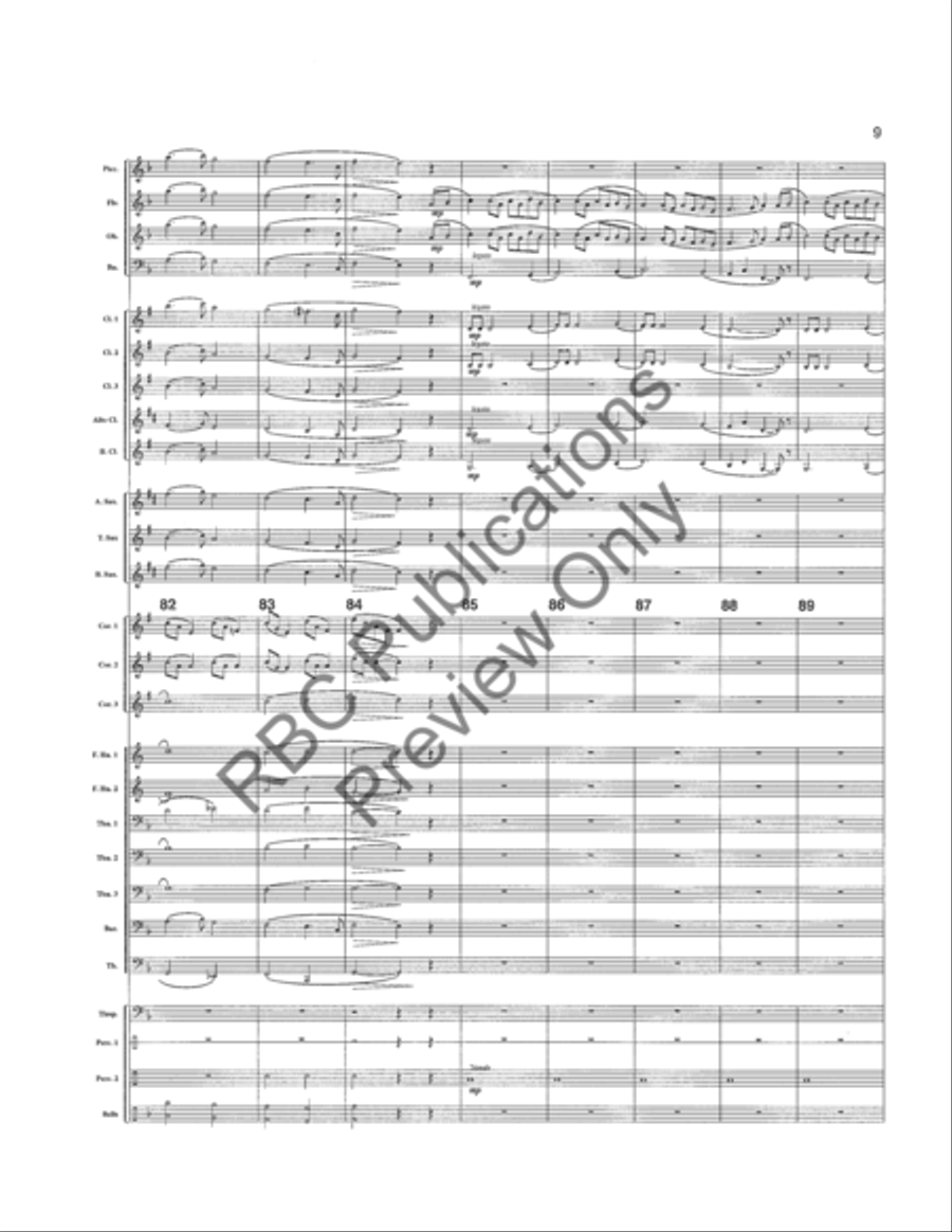 Celtic Legend (Score) Concert Band scores gallery preview page 12