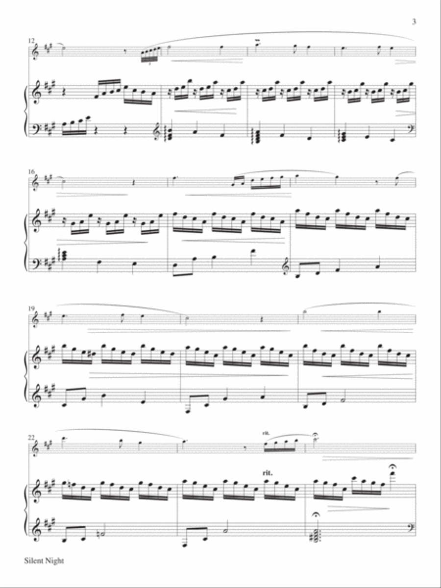 Flute Stylings for Christmas Flute Solo scores gallery preview page 5