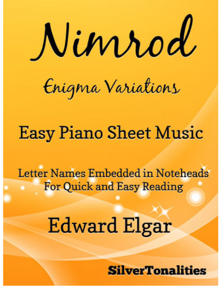 Nimrod Enigma Variations Easy Piano Sheet Music