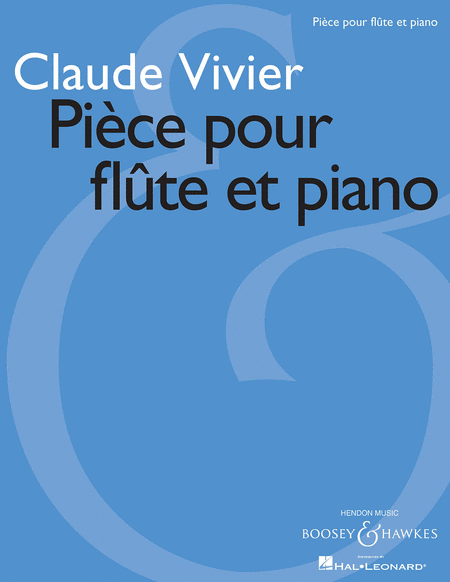 Piece Pour Flute Et Piano (Flute / Piano)