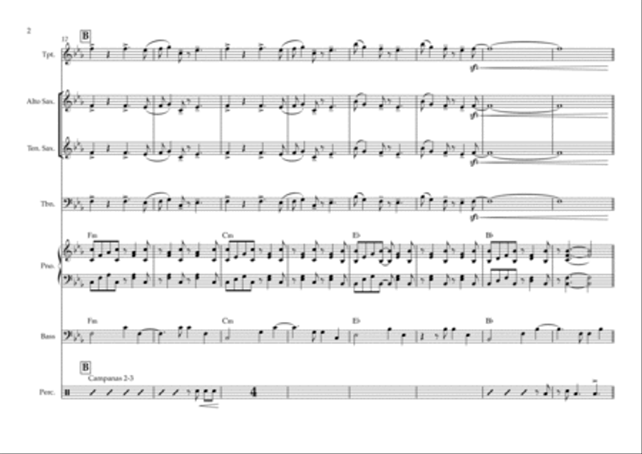 Blinding Lights Jazz Ensemble scores gallery preview page 3
