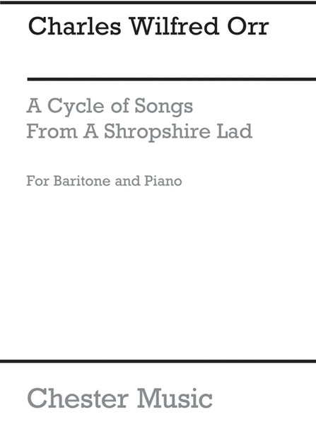 Song Cycle From 'A Shropshire Lad'
