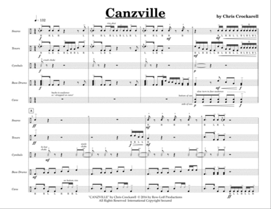 Canzville w/Tutor Tracks Canzville w/Tutor Tracks Drums scores gallery preview page 3