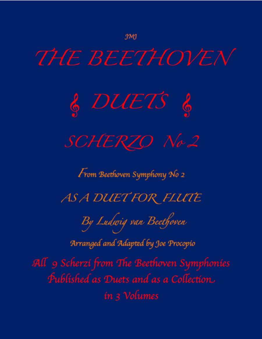 The Beethoven Duets For Flute Scherzo No. 2 image number null