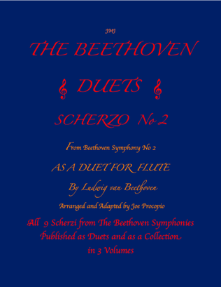 The Beethoven Duets For Flute Scherzo No. 2