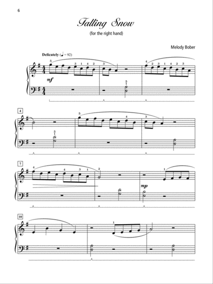 Grand One-Hand Solos for Piano, Book 3: 8 Late Elementary Pieces for Right or Left Hand Alone Piano Method scores gallery preview page 6