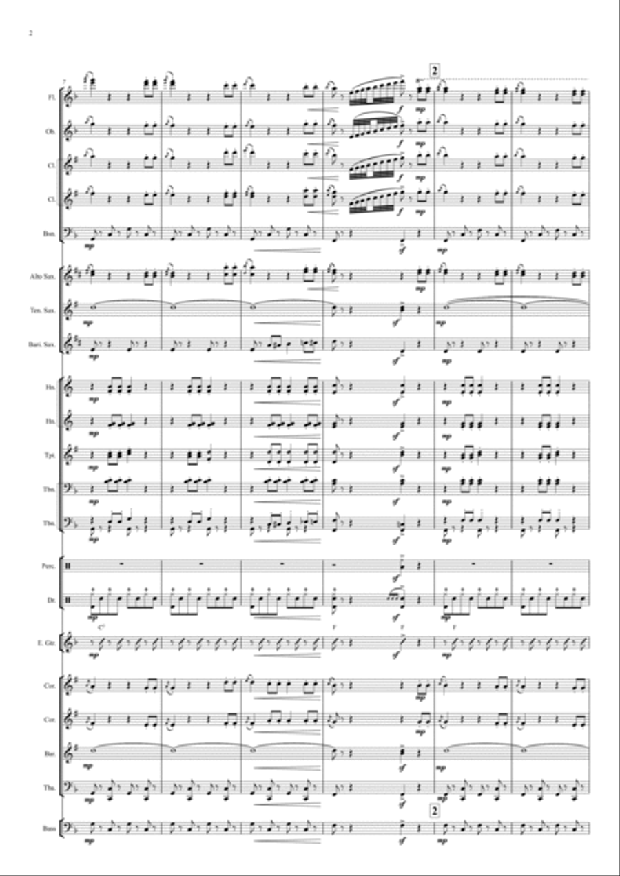 Bandits' Galop on Motives of an Operetta 'Prinz Methusalem', Op.378, for brass band concert Bandits' Galop on Motives of an Operetta 'Prinz Methusalem', Op.378, for brass band concert Concert Band scores gallery preview page 3