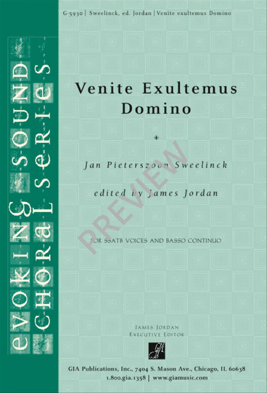 Venite exultemus Domino Venite exultemus Domino SSATB scores gallery preview page 1