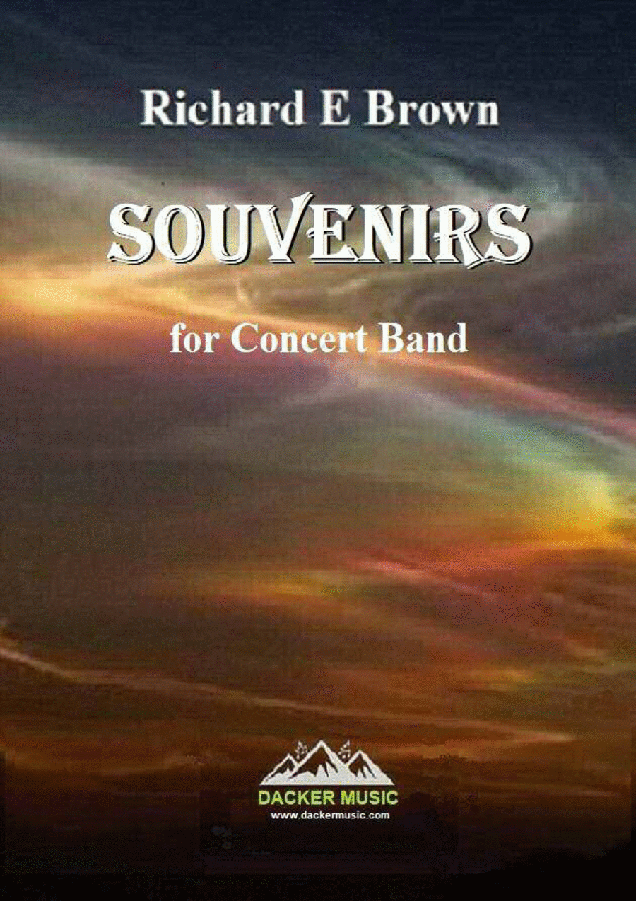 Souvenirs Concert Band scores gallery preview page 1
