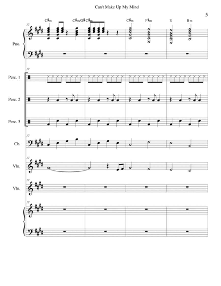 Can't Make Up My Mind School and Community scores gallery preview page 5