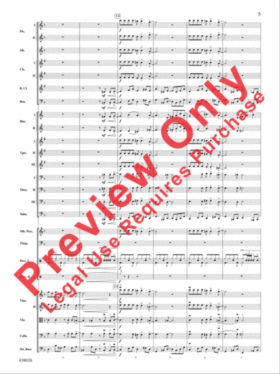The Doors on Tour The Doors on Tour Full Orchestra scores gallery preview page 6