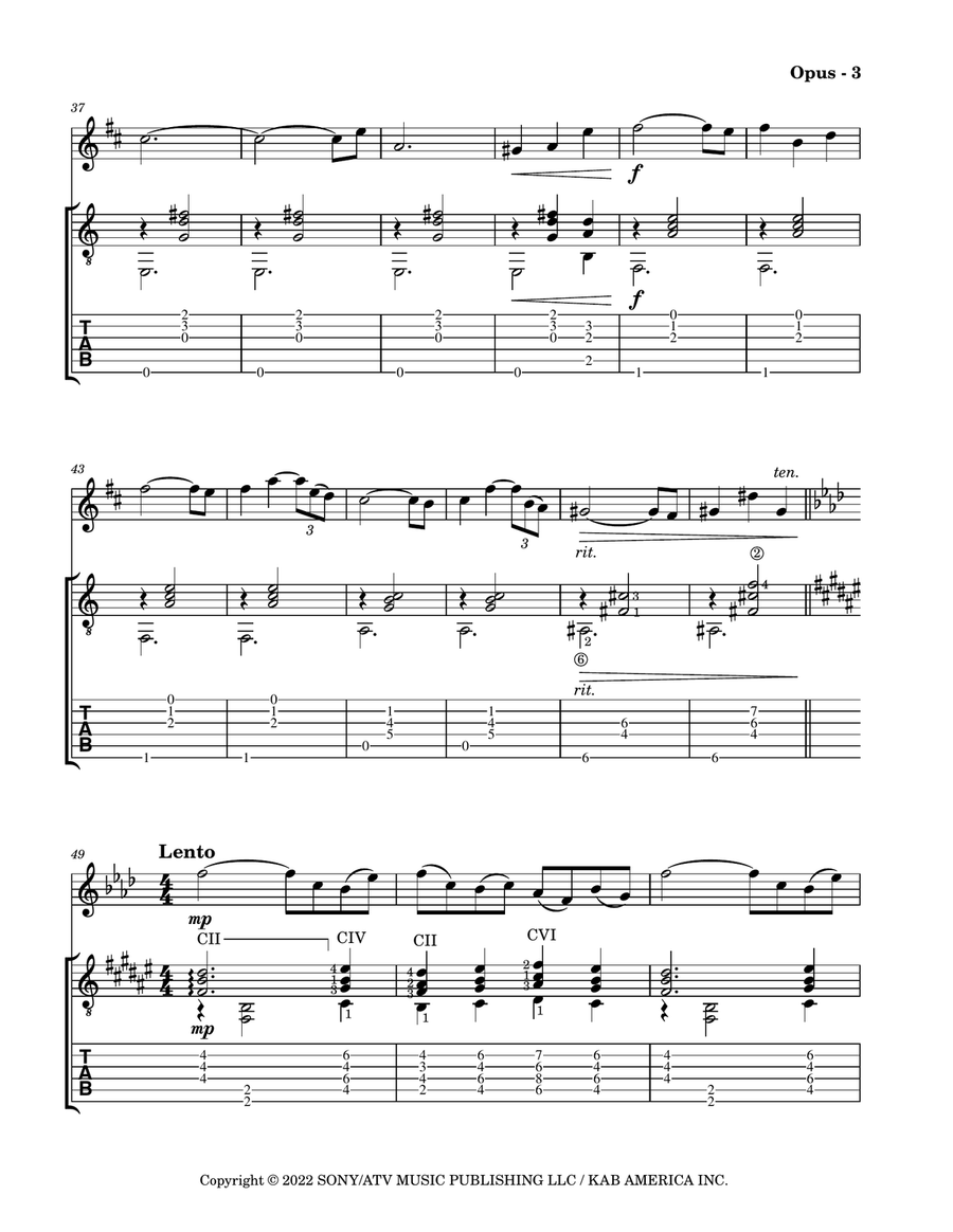 Opus B-Flat Clarinet scores gallery preview page 5