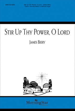 Book cover for Stir Up Thy Power, O Lord