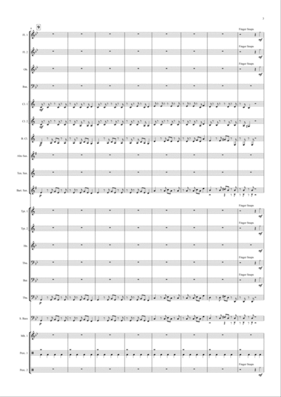 Bad Guy Concert Band scores gallery preview page 3