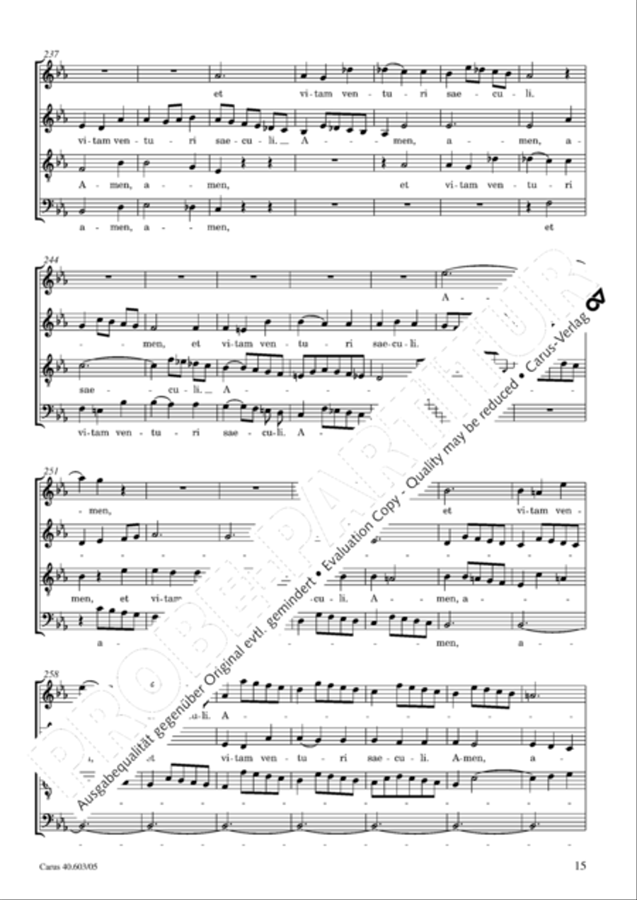 Grosse Orgelsolomesse in Es 4-Part scores gallery preview page 16