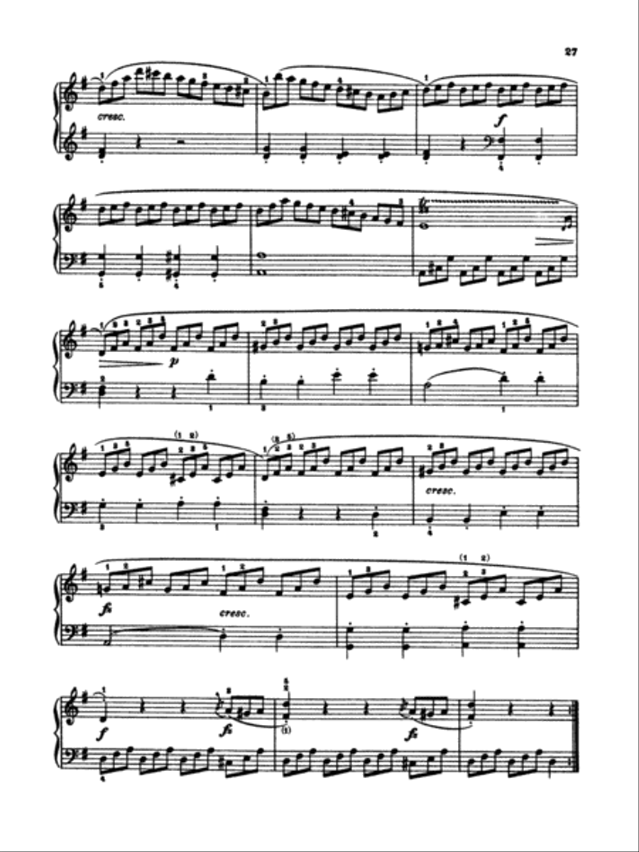 Clementi: Twelve Sonatinas Piano Solo scores gallery preview page 2