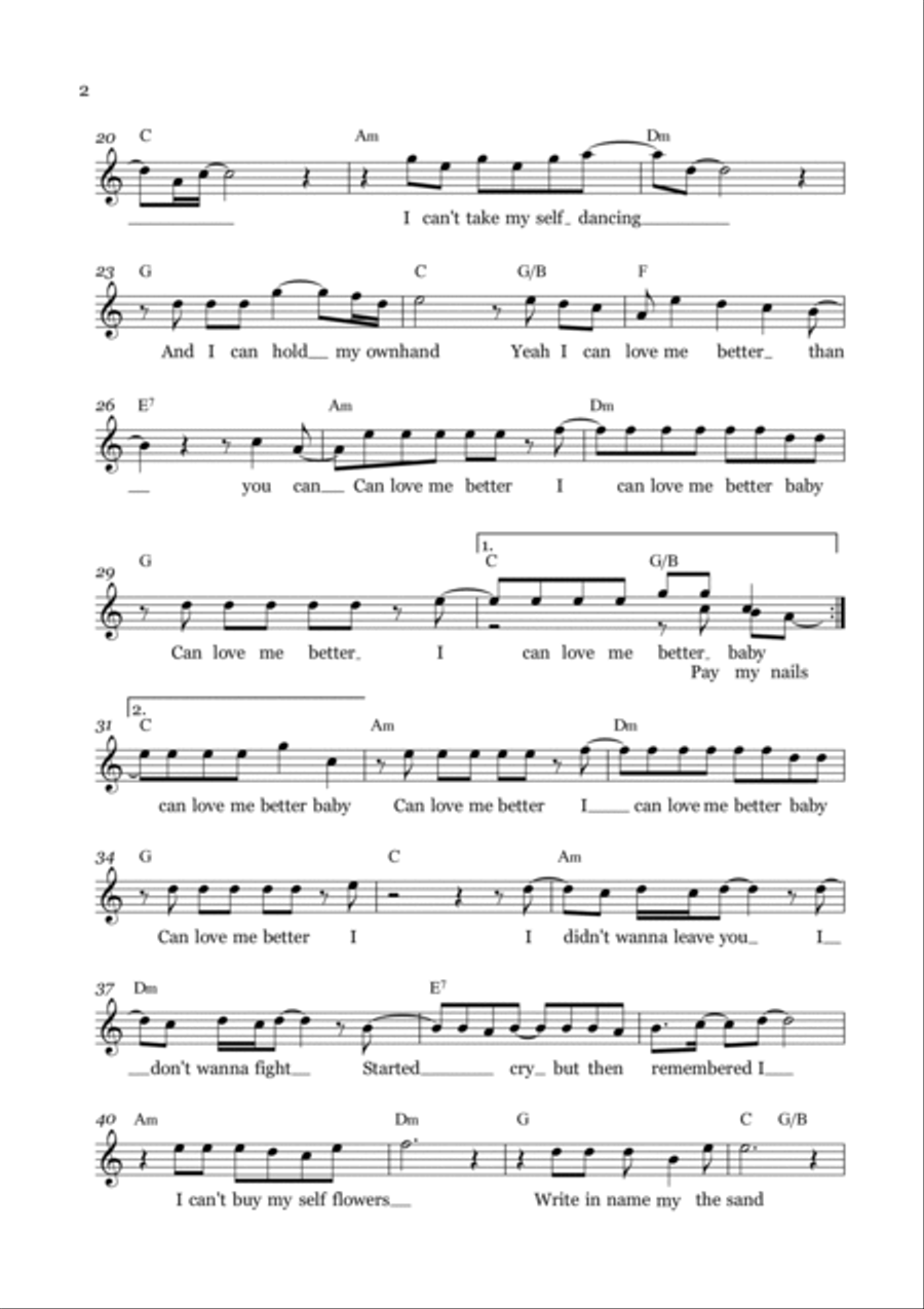 Flowers Oboe Solo scores gallery preview page 2