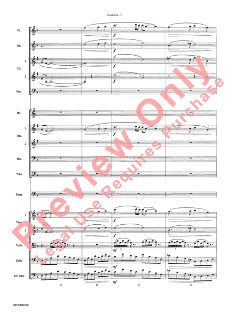 Largo (Going Home from the New World Symphony) Full Orchestra scores gallery preview page 10