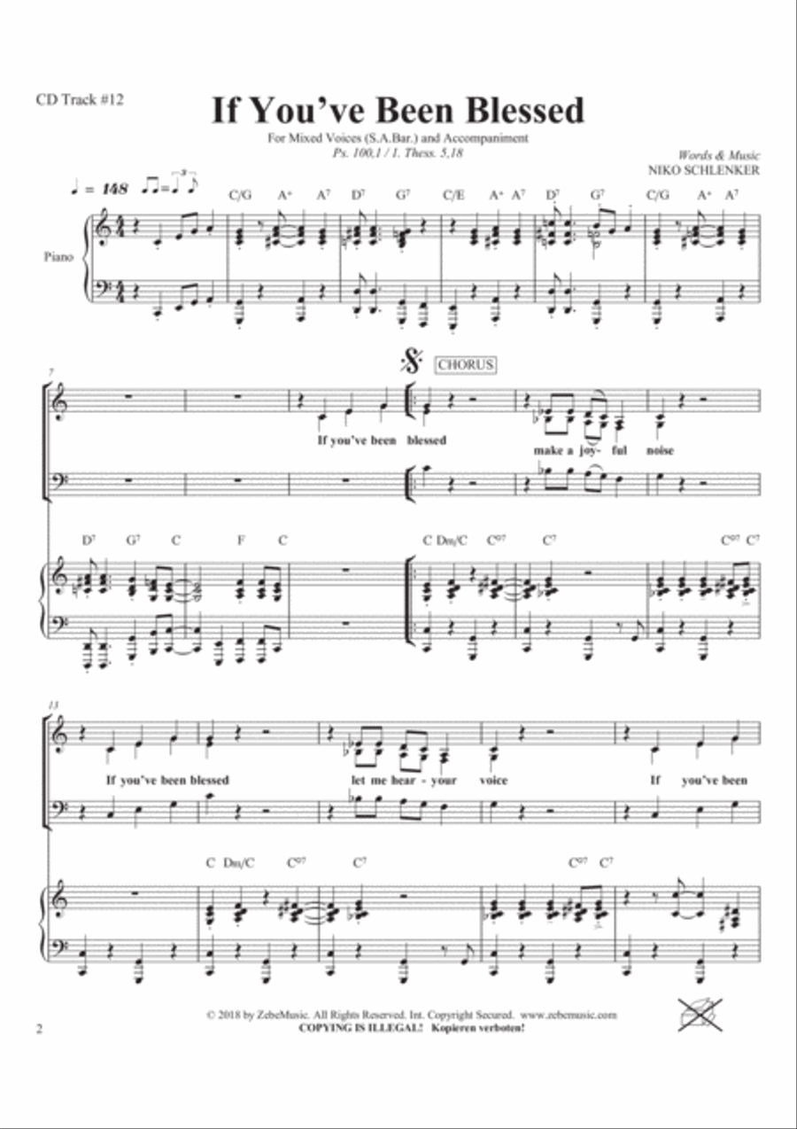 Be Encouraged 4-Part scores gallery preview page 3