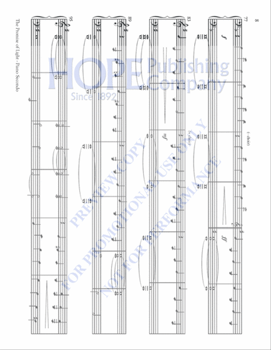 The Promise of Light The Promise of Light Choir scores gallery preview page 9