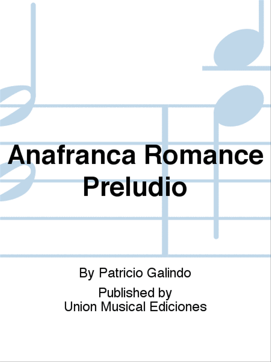 Anafranca Romance Preludio Acoustic Guitar scores gallery preview page 1