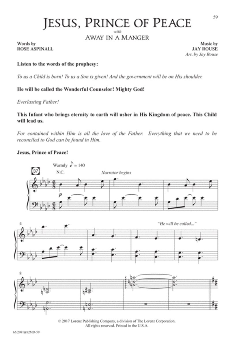 And It Came to Pass, Emmanuel - SATB Score with Performance CD image number null