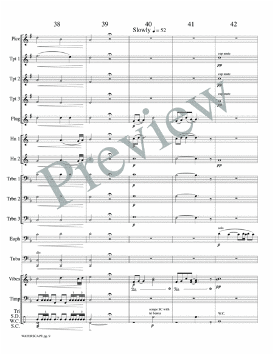 Waterscape Small Ensemble scores gallery preview page 11
