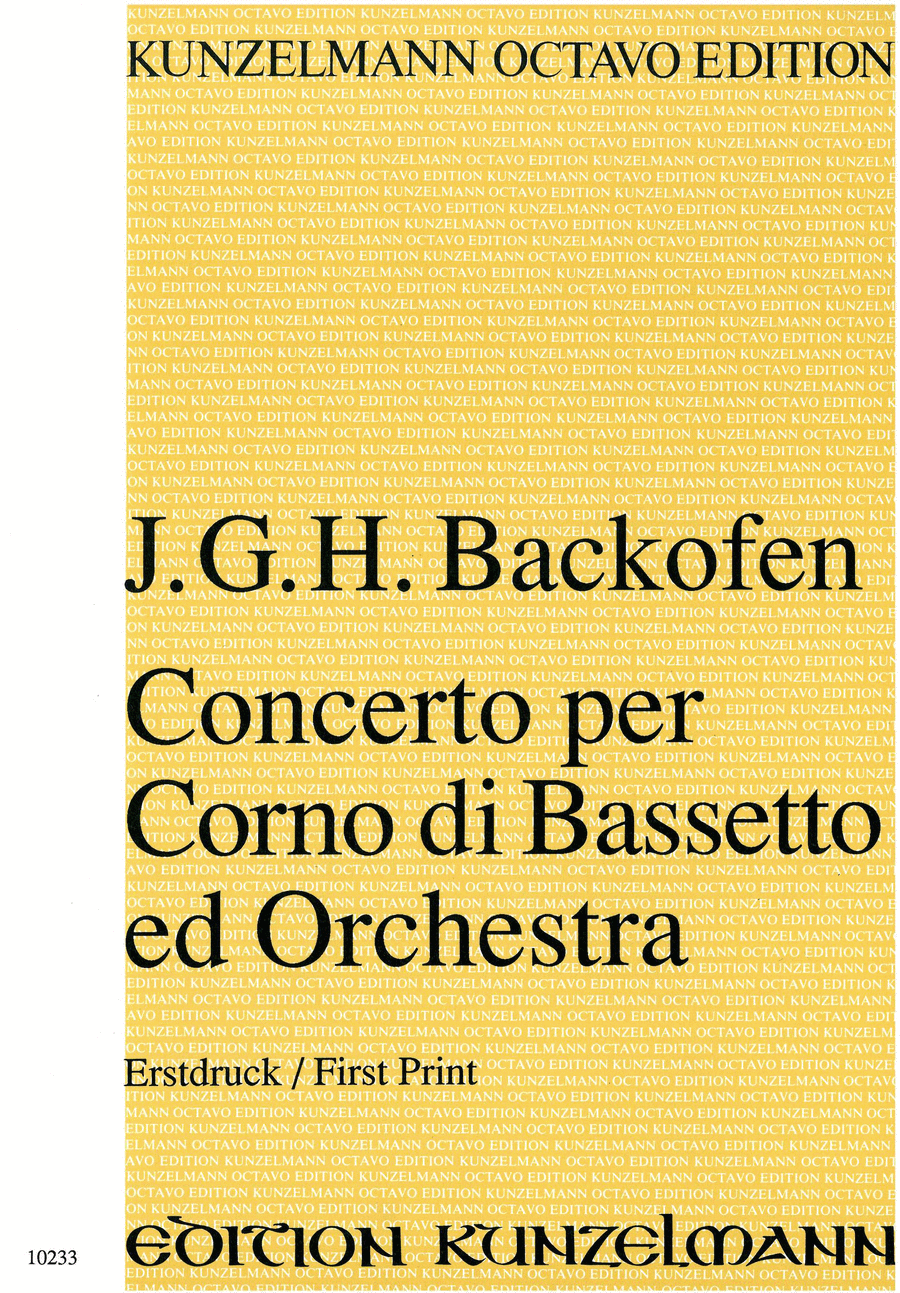 Concerto for basset horn