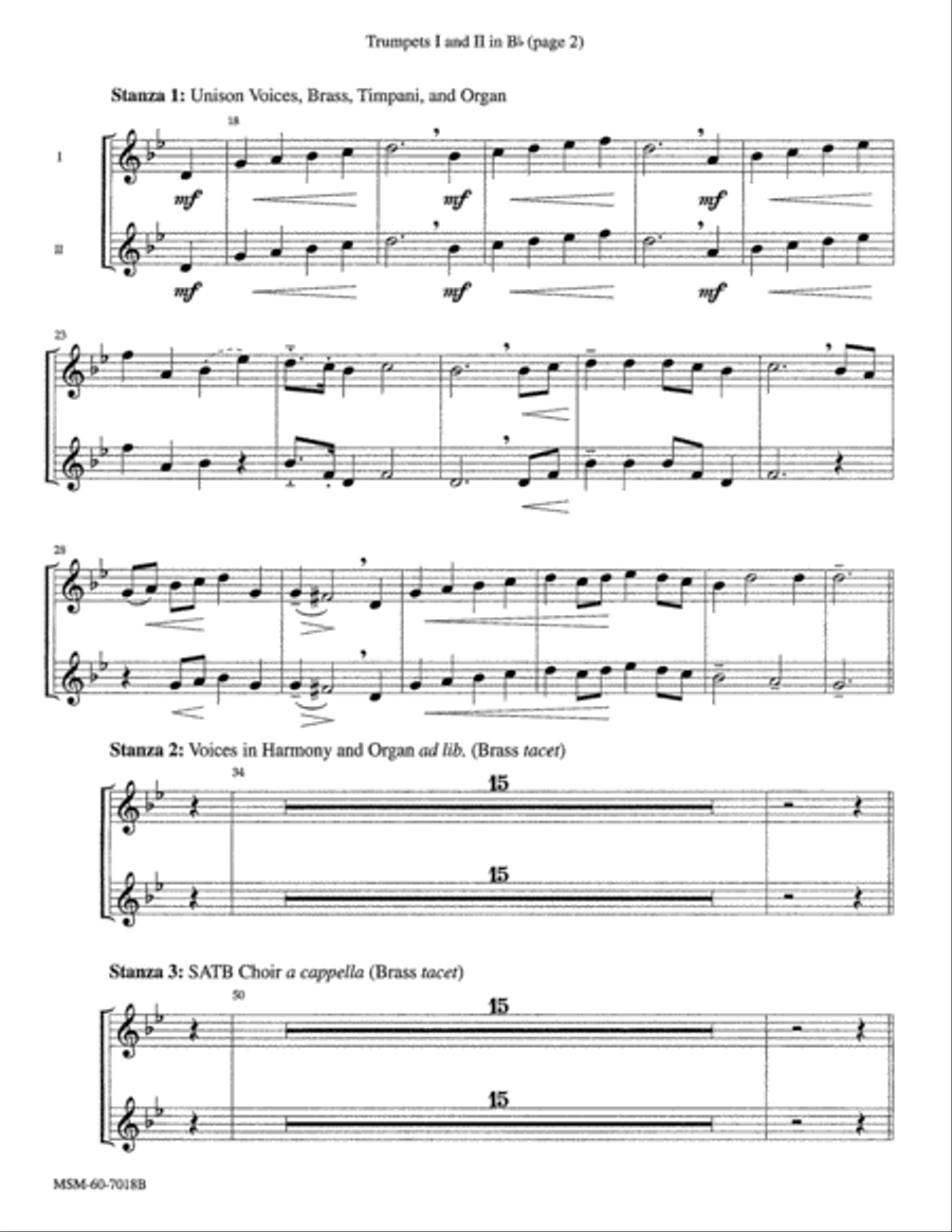 The God of Abraham Praise Choir scores gallery preview page 3