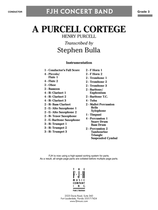 A Purcell Cortege: Score