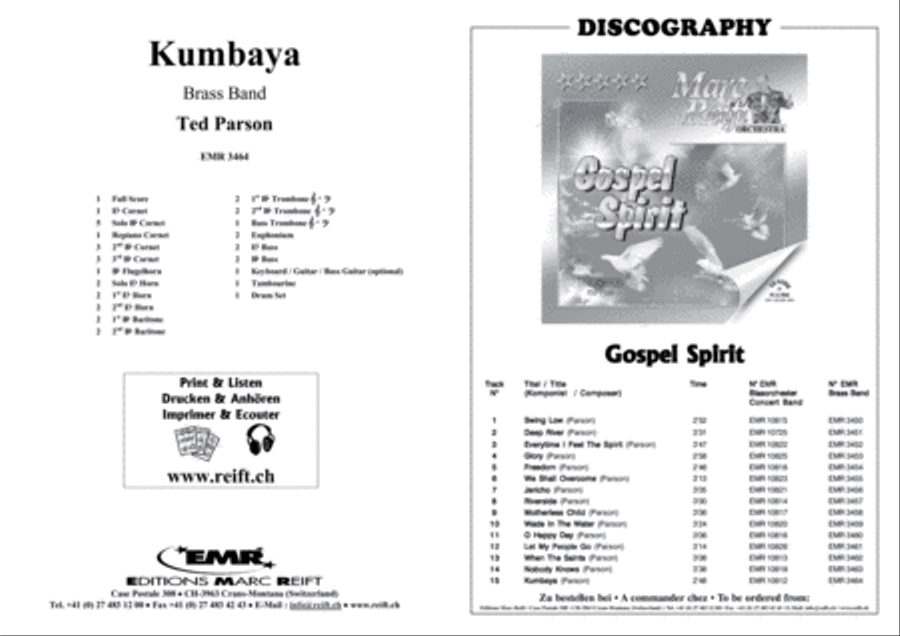 Kumbaya Brass Band scores gallery preview page 2