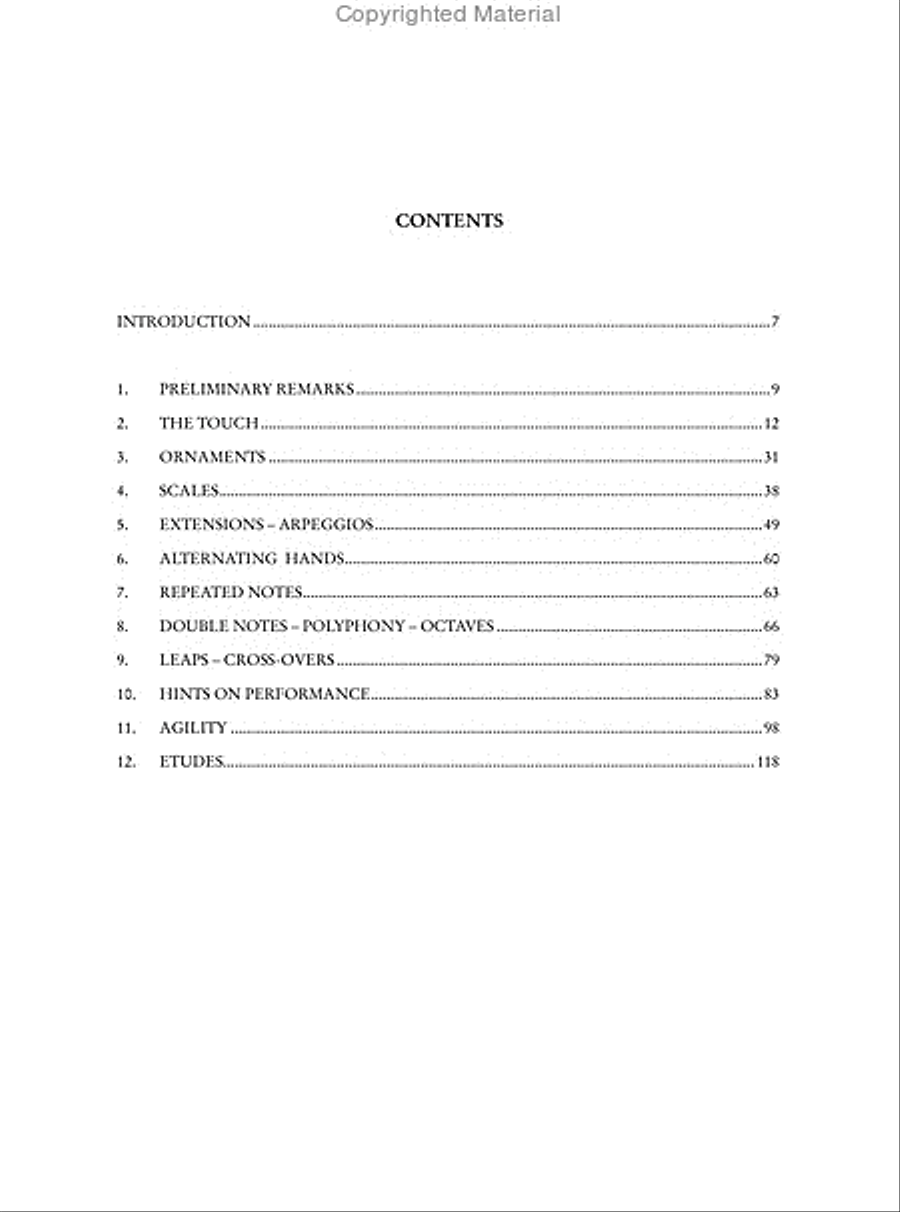 Method for Harpsichord. A practical guide for Pianists, Organists and Harpsichordists Harpsichord scores gallery preview page 9