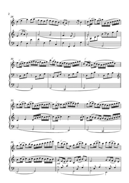 Pachelbel Canon, for flute and piano image number null