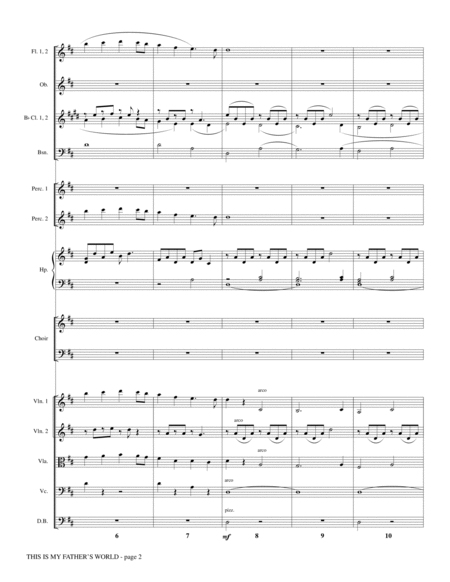 This Is My Father's World - Full Score