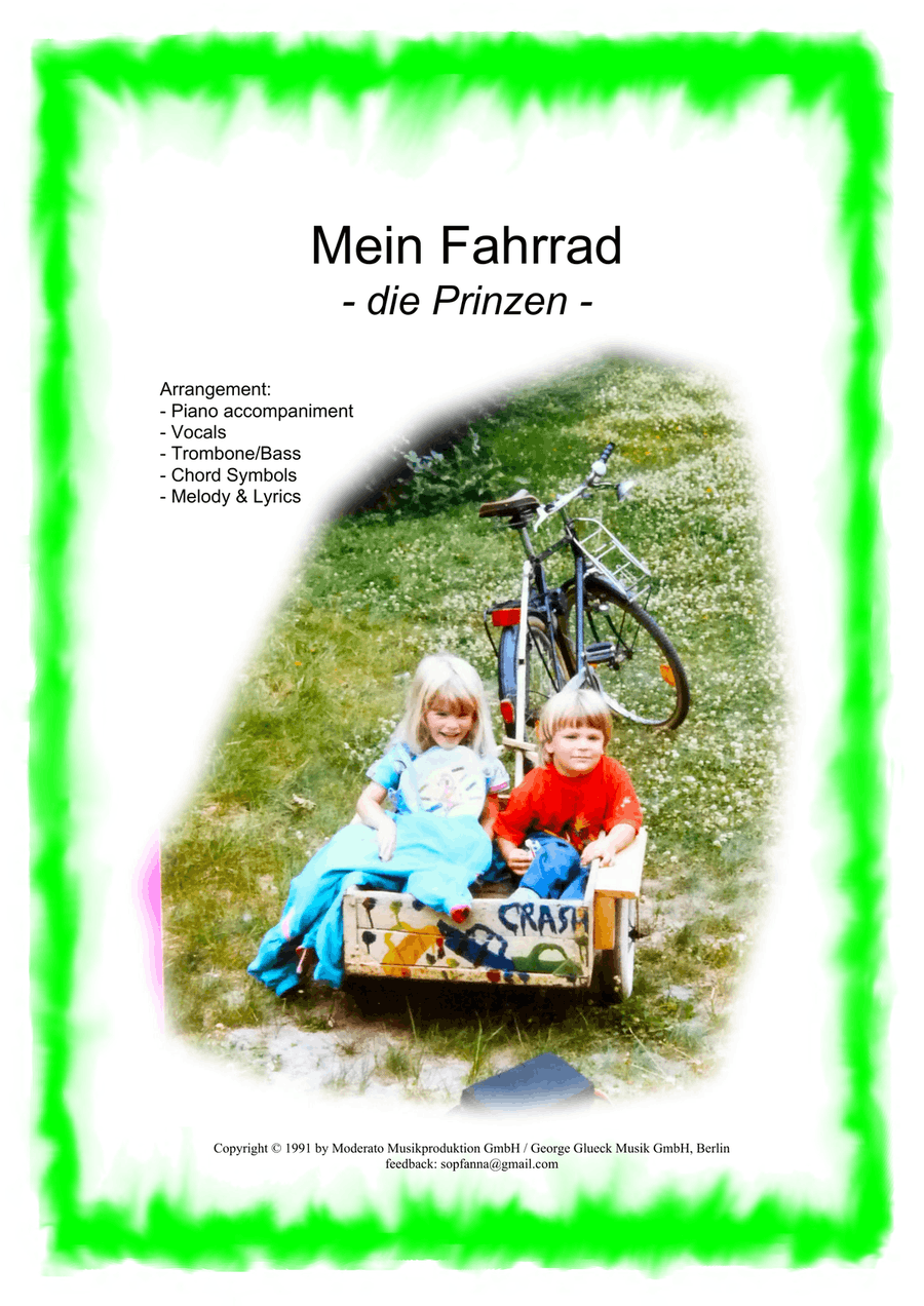Mein Fahrrad A Cappella scores gallery preview page 1