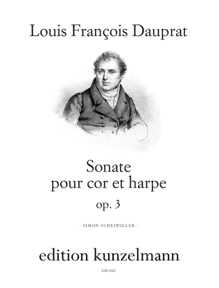 Book cover for Sonata for horn and harp Op. 3