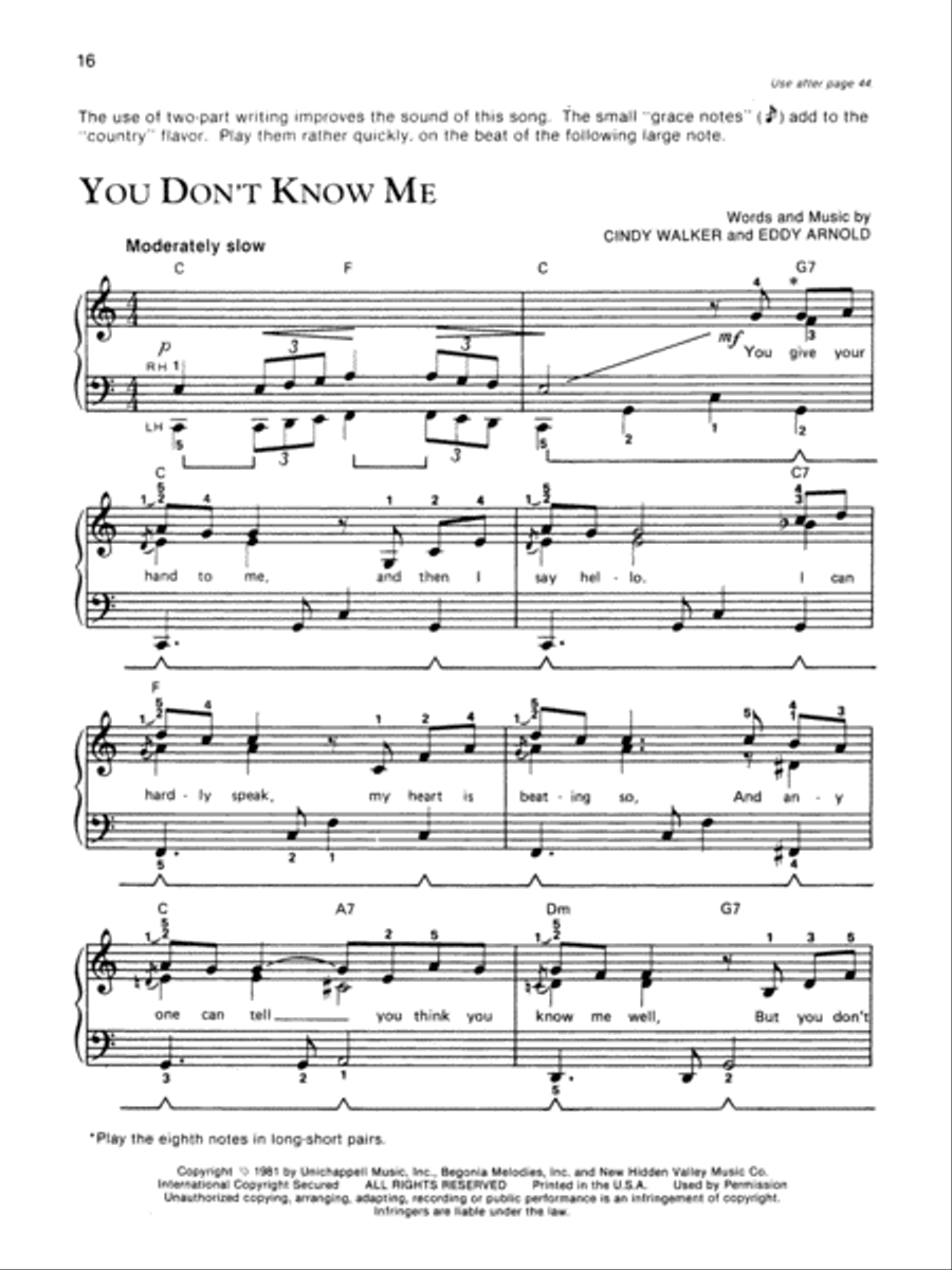 Alfred's Basic Adult Piano Course Pop Song Book, Book 2 Piano Method scores gallery preview page 4